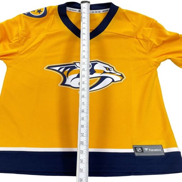 NEW Nashville Predators Home Fanatics NHL Hockey Jersey Boys Youth L/XL - Picture 7 of 8